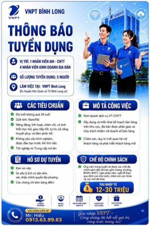 THÔNG TIN VIỆC LÀM