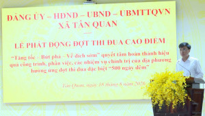 TÂN QUAN PHÁT ĐỘNG CAO ĐIỂM " TĂNG TỐC - BỨT PHÁ - VỀ ĐÍCH SỚM"