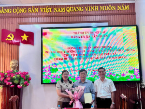 PHÓ BÍ THƯ THƯỜNG TRỰC ĐẢNG ỦY GẶP MẶT, ĐỘNG VIÊN ĐẠI BIỂU DỰ ĐẠI HỘI ĐẠI BIỂU HỘI NGƯỜI CAO TUỔI VIỆT NAM