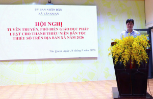 TUYÊN TRUYỀN, PHỔ BIẾN GIÁO DỤC PHÁP LUẬT CHO THANH THIẾU NIÊN DÂN TỘC THIỂU SỐ