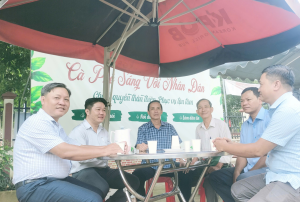 TÂN QUAN: CÀ PHÊ SÁNG VỚI NHÂN DÂN – GẦN DÂN ĐỂ LẮNG NGHE, ĐỒNG HÀNH VÀ PHỤC VỤ