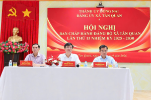 ĐẢNG ỦY XÃ TÂN QUAN TỔ CHỨC HỘI NGHỊ BAN CHẤP HÀNH ĐẢNG BỘ PHIÊN THỨ 15 VÀ PHIÊN CHUYÊN ĐỀ