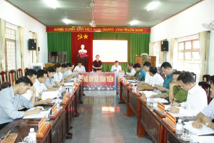 Xã Tân Tiến: Tổ chức Hội nghị Ban Chấp hành Đảng bộ lần thứ 3, nhiệm kỳ 2025–2030