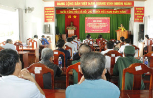 Xã Tân Tiến tổ chức tiếp xúc cử tri trước kỳ họp thứ 3 HĐND xã