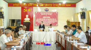 Xã Tân Tiến: Lấy ý kiến đóng góp dự thảo báo cáo chính trị trình Đại hội Đảng bộ xã lần thứ I, nhiệm kỳ 2025-2030