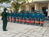Lực lượng tham gia huấn luyện sẵn sàng chiến đấu bảo vệ cơ quan, đơn vị trên địa bàn phường Tân Triều.