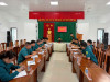 BAN CHỈ HUY QUÂN SỰ PHƯỜNG TÂN TRIỀU TỔ CHỨC GIAO BAN CƠ SỞ THÁNG 9