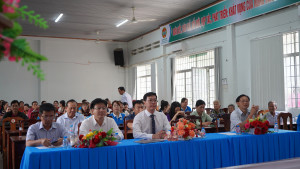 Toàn cảnh Lễ phát động Tháng hành động vì bình đẳng giới và phòng ngừa ứng phó với bạo lực trên cơ sở năm 2025.