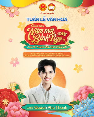 Banner Quách Phú Thành góp sắc màu nghệ thuật cho Xuân Thanh Sơn