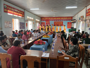 tổng kết công tác hoạt động ấp năm 2025 và tổ chức lễ giao quân năm 2026.
