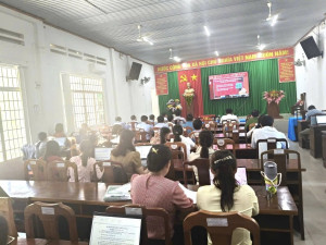 ĐẢNG ỦY XÃ THANH SƠN THAM DỰ HỘI NGHỊ TRỰC TUYẾN CHUYÊN ĐỀ...