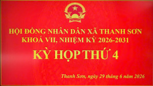 HĐND XÃ THANH SƠN THÔNG QUA ĐỀ ÁN VÀ BAN HÀNH NGHỊ QUYẾT SẮP XẾP, TỔ CHỨC LẠI CÁC ẤP TRÊN ĐỊA BÀN XÃ