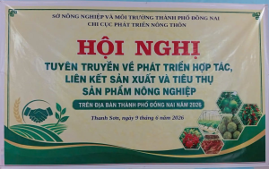 TẬP HUẤN TUYÊN TRUYỀN PHÁT TRIỂN HỢP TÁC, LIÊN KẾT SẢN XUẤT VÀ TIÊU THỤ SẢN PHẨM NÔNG NGHIỆP NĂM 2026