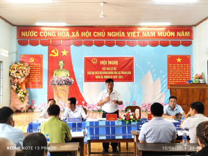 PHÁT HUY QUYỀN LÀM CHỦ CỦA NHÂN DÂN TẠI HỘI NGHỊ TIẾP XÚC CỬ TRI ẤP 7