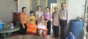 XÃ THANH SƠN TỔ CHỨC CHÚC THỌ, MỪNG THỌ NGƯỜI CAO TUỔI