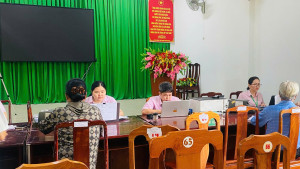 XÃ THANH SƠN TỔ CHỨC PHIÊN GIAO DỊCH NGÂN HÀNG CHÍNH SÁCH XÃ HỘI VÀ HỘI NGHỊ GIAO BAN TÍN DỤNG CHÍNH SÁCH QUÝ II NĂM 2026