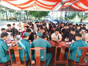 Xã Thanh Sơn tổ chức khám sơ tuyển sức khỏe nghĩa vụ quân sự năm 2027