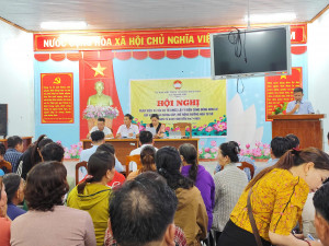 Xã Thanh Sơn họp lấy ý kiến người dân về dự án đường Ngã tư Sở