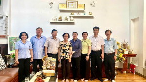 Ban Lãnh đạo Thanh tra tỉnh Đồng Nai thăm hỏi các đồng chí Nguyên Chánh Thanh tra tỉnh nhân Kỷ niệm 80 năm Ngày thành lập ngành Thanh tra Việt Nam.