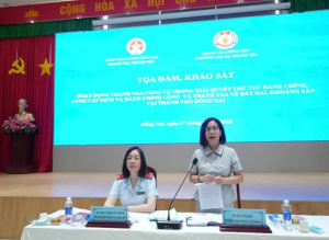 Tọa đàm, khảo sát “Hoạt động Thanh tra công vụ trong giải...