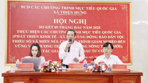 THIỆN HƯNG: SƠ KẾT THỰC HIỆN CÁC CHƯƠNG TRÌNH MỤC TIÊU QUỐC GIA 9 THÁNG ĐẦU NĂM 2025
