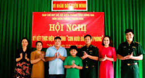 THIỆN HƯNG: LỄ KÝ KẾT THỰC HIỆN MÔ HÌNH “CON NUÔI ĐỒN BIÊN PHÒNG”