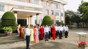 Thiện Hưng: duy trì nét đẹp trong lễ chào cờ đầu tháng