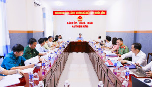 THIỆN HƯNG: HỌP BCĐ BẦU CỬ ĐẠI BIỂU QUỐC HỘI VÀ BẦU CỬ ĐẠI BIỂU HĐND XÃ NHIỆM KỲ 2026-2031 (PHIÊN THỨ I)