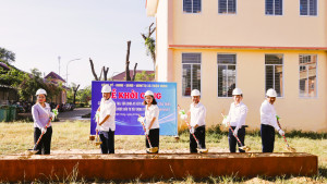 Thiện Hưng: khởi công xây dựng dự án Cải tạo, sửa chữa và xây dựng mới hạng mục công trình Trường Tiểu học Thanh Bình B, theo Thông báo kết luận 81 của Bộ Chính trị