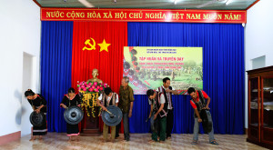 Đồng Nai: Khai giảng lớp truyền dạy nghệ thuật trình diễn cồng chiêng S’tiêng tại xã Thiện Hưng