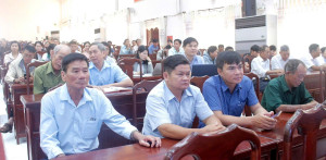 XÃ THIỆN HƯNG THAM DỰ HỘI NGHỊ TRỰC TUYẾN TẬP HUẤN CÔNG TÁC BẦU CỬ