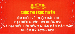 Cuộc thi trực tuyến tìm hiểu Bầu cử Quốc hội và Hội đồng nhân dân các cấp