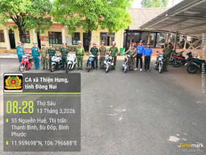 XÃ THIỆN HƯNG TRIỂN KHAI PHƯƠNG ÁN BẢO ĐẢM AN NINH TRẬT TỰ VÀ AN TOÀN GIAO THÔNG NGÀY BẦU CỬ