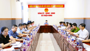 Thiện Hưng họp Tổ chuyển đổi số đánh giá tình hình hoạt động quý I-2026