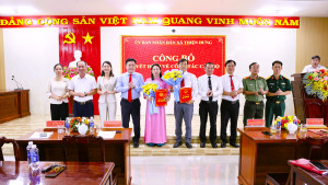 Thiện Hưng công bố quyết định về công tác cán bộ