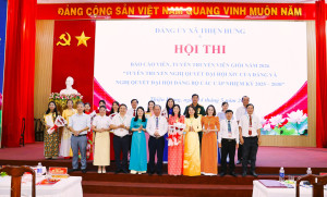 Thiện Hưng sôi nổi Hội thi báo cáo viên, tuyên truyền viên giỏi năm 2026