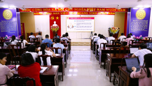 XÃ THIỆN HƯNG DỰ HỘI NGHỊ TRỰC TUYẾN LỚP BỒI DƯỠNG TOÀN QUỐC NÂNG CAO NĂNG LỰC, PHƯƠNG PHÁP XỬ LÝ TÌNH HUỐNG THỰC TIỄN ĐỐI VỚI ĐỘI NGŨ CÁN BỘ CƠ SỞ