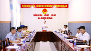 THIỆN HƯNG HỌP TỔ CÔNG TÁC PHÁT TRIỂN TỔ CHỨC ĐẢNG TRONG DOANH NGHIỆP KHU VỰC NGOÀI NHÀ NƯỚC