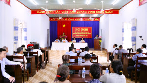 TỔ ĐẠI BIỂU SỐ 2 HĐND XÃ THIỆN HƯNG TIẾP XÚC CỬ TRI CÁC ẤP THIỆN CƯ, THANH THỦY VÀ THANH SƠN