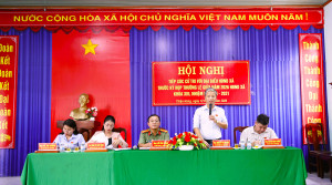 Tổ đại biểu số 3 HĐND xã tiếp xúc cử tri các ấp 15 và 17