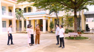 Thiện Hưng đẩy nhanh tiến độ hoàn thiện bếp ăn bán trú trước năm học mới