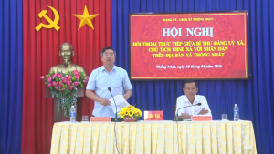 Xã Thống Nhất đối thoại với nhân dân về vấn đề môi trường và...