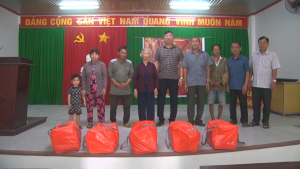 Lãnh đạo xã Thống Nhất thăm, chúc Tết và động viên Ban điều hành các ấp nhân dịp đầu xuân