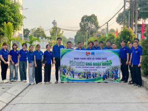 Tuổi trẻ Xã Thống Nhất ra quân ngày chủ nhật xanh lần thứ 2 năm 2026