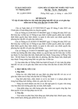 KẾ HOẠCH Về việc tổ chức kiểm tra việc tuân thủ pháp luật...