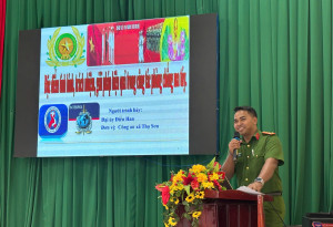 CÔNG AN XÃ THỌ SƠN TĂNG CƯỜNG TUYÊN TRUYỀN PHÁP LUẬT TRONG...