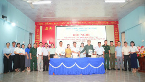 Thọ Sơn: Ký kết Quy chế phối hợp công tác giữa Thường trực HĐND - UBND - Ban Thường trực UBMTTQVN xã