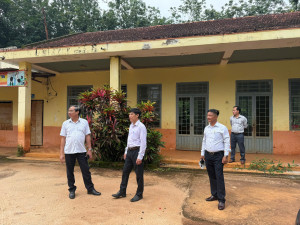 Thuận Lợi khảo sát cơ sở vật chất, trang thiết bị trường học công tác chuẩn bị năm học mới 2025- 2026