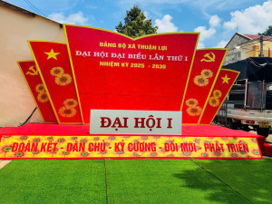 Phiên trù bị Đại  hội đại biểu Đảng bộ xã Thuận Lợi, lần thứ I, nhiệm kỳ 2025 -2030