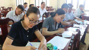 Đảng ủy xã Thuận Lợi tổ chức hội nghị thực hiện quy trình công tác cán bộ,